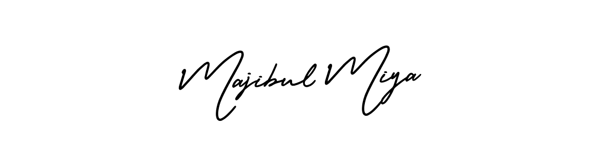 Design your own signature with our free online signature maker. With this signature software, you can create a handwritten (AmerikaSignatureDemo-Regular) signature for name Majibul Miya. Majibul Miya signature style 3 images and pictures png
