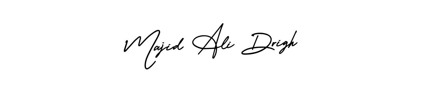if you are searching for the best signature style for your name Majid Ali Drigh. so please give up your signature search. here we have designed multiple signature styles  using AmerikaSignatureDemo-Regular. Majid Ali Drigh signature style 3 images and pictures png