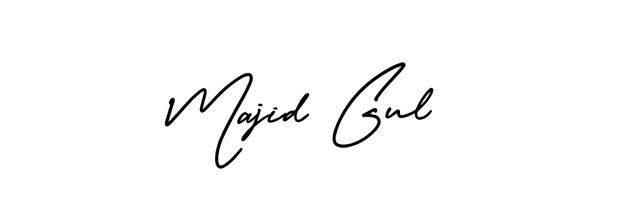 It looks lik you need a new signature style for name Majid Gul. Design unique handwritten (AmerikaSignatureDemo-Regular) signature with our free signature maker in just a few clicks. Majid Gul signature style 3 images and pictures png