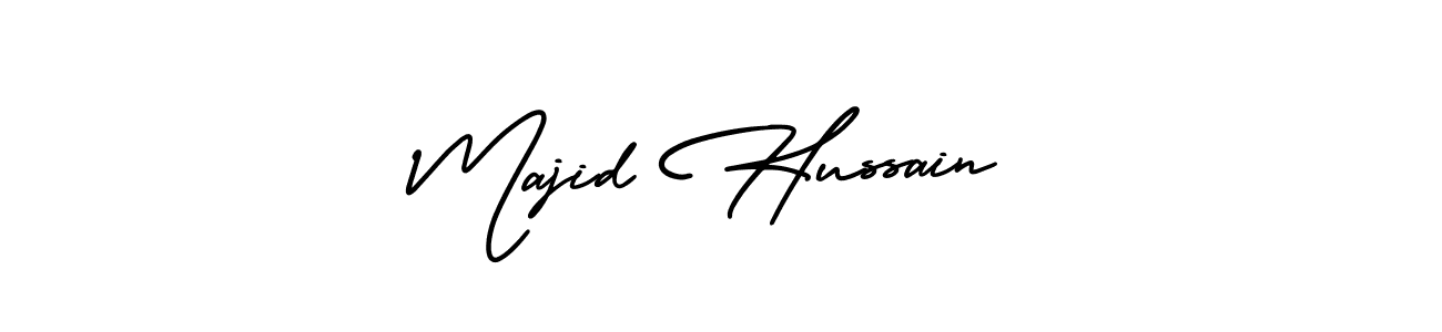 if you are searching for the best signature style for your name Majid Hussain. so please give up your signature search. here we have designed multiple signature styles  using AmerikaSignatureDemo-Regular. Majid Hussain signature style 3 images and pictures png