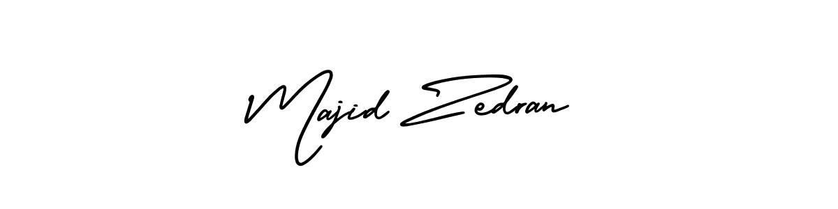 Majid Zedran stylish signature style. Best Handwritten Sign (AmerikaSignatureDemo-Regular) for my name. Handwritten Signature Collection Ideas for my name Majid Zedran. Majid Zedran signature style 3 images and pictures png