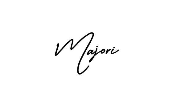 Majori stylish signature style. Best Handwritten Sign (AmerikaSignatureDemo-Regular) for my name. Handwritten Signature Collection Ideas for my name Majori. Majori signature style 3 images and pictures png