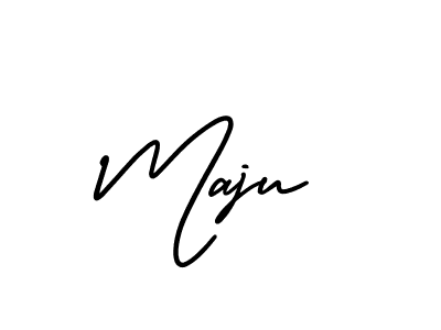 How to make Maju signature? AmerikaSignatureDemo-Regular is a professional autograph style. Create handwritten signature for Maju name. Maju signature style 3 images and pictures png