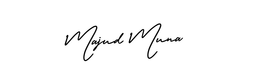 Make a beautiful signature design for name Majud Muna. Use this online signature maker to create a handwritten signature for free. Majud Muna signature style 3 images and pictures png