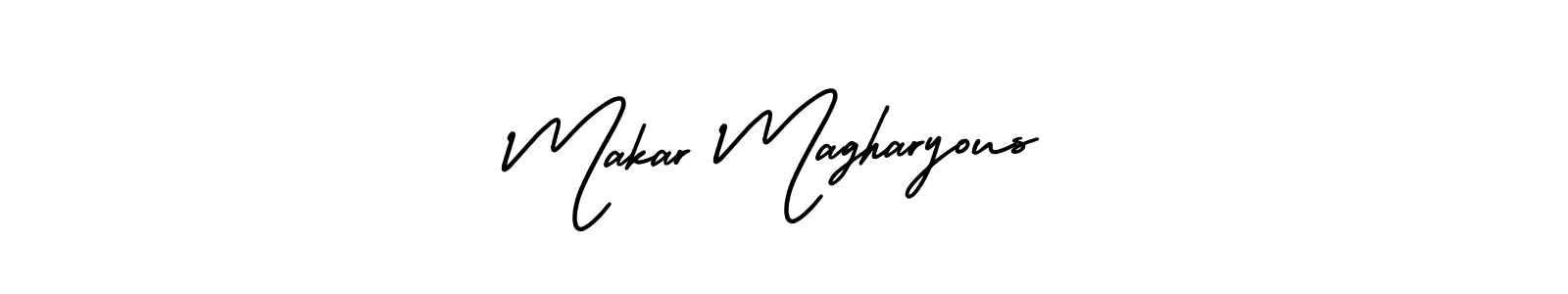 How to make Makar Magharyous signature? AmerikaSignatureDemo-Regular is a professional autograph style. Create handwritten signature for Makar Magharyous name. Makar Magharyous signature style 3 images and pictures png