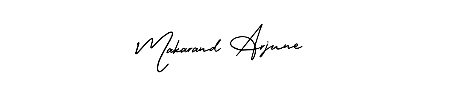 Also You can easily find your signature by using the search form. We will create Makarand Arjune name handwritten signature images for you free of cost using AmerikaSignatureDemo-Regular sign style. Makarand Arjune signature style 3 images and pictures png