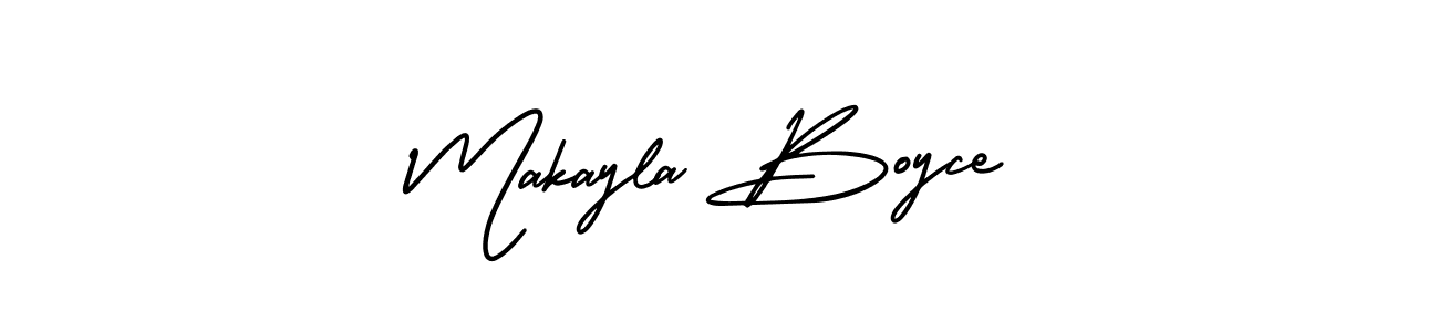 Here are the top 10 professional signature styles for the name Makayla Boyce. These are the best autograph styles you can use for your name. Makayla Boyce signature style 3 images and pictures png