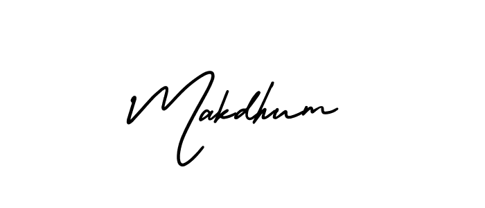 Make a beautiful signature design for name Makdhum. Use this online signature maker to create a handwritten signature for free. Makdhum signature style 3 images and pictures png