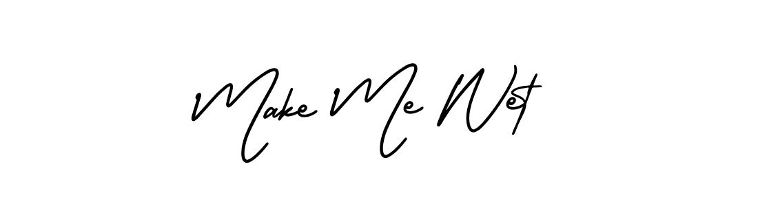 See photos of Make Me Wet official signature by Spectra . Check more albums & portfolios. Read reviews & check more about AmerikaSignatureDemo-Regular font. Make Me Wet signature style 3 images and pictures png