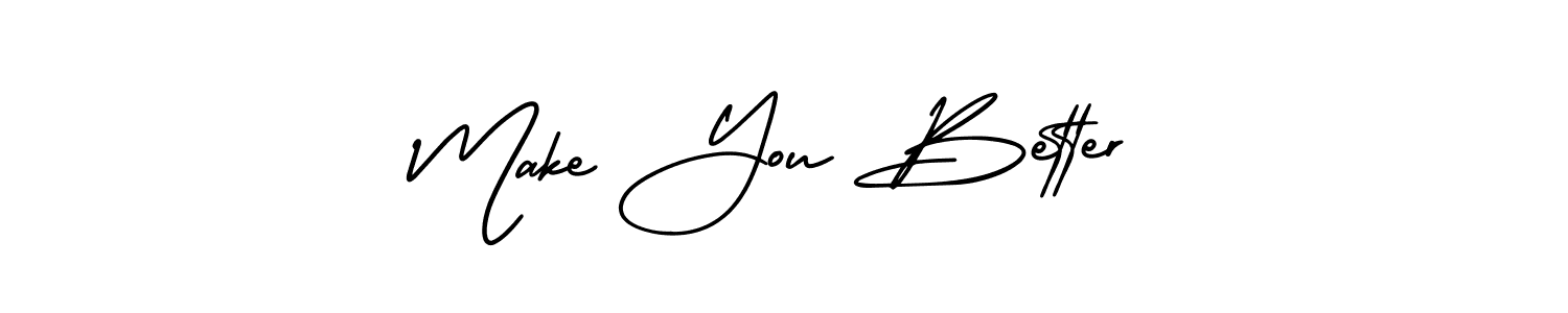 Once you've used our free online signature maker to create your best signature AmerikaSignatureDemo-Regular style, it's time to enjoy all of the benefits that Make You Better name signing documents. Make You Better signature style 3 images and pictures png