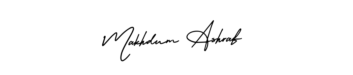 How to Draw Makhdum Ashraf signature style? AmerikaSignatureDemo-Regular is a latest design signature styles for name Makhdum Ashraf. Makhdum Ashraf signature style 3 images and pictures png