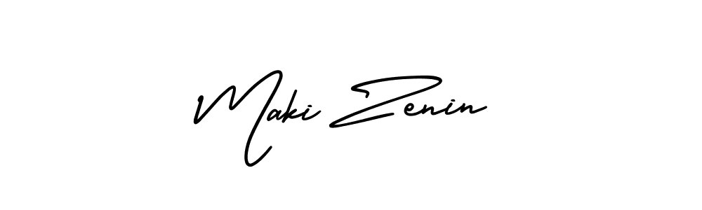 How to Draw Maki Zenin signature style? AmerikaSignatureDemo-Regular is a latest design signature styles for name Maki Zenin. Maki Zenin signature style 3 images and pictures png