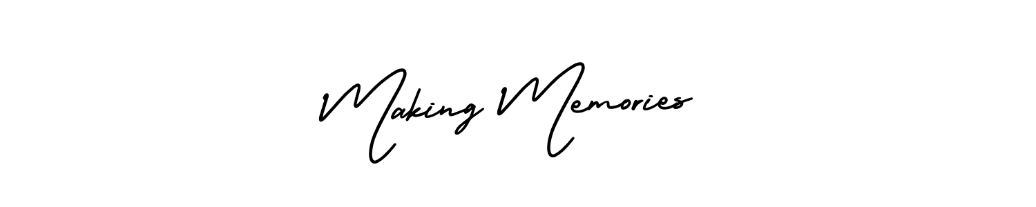 How to make Making Memories signature? AmerikaSignatureDemo-Regular is a professional autograph style. Create handwritten signature for Making Memories name. Making Memories signature style 3 images and pictures png