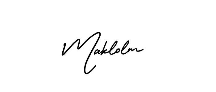 Also You can easily find your signature by using the search form. We will create Maklolm name handwritten signature images for you free of cost using AmerikaSignatureDemo-Regular sign style. Maklolm signature style 3 images and pictures png