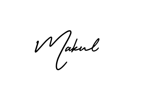 Create a beautiful signature design for name Makul. With this signature (AmerikaSignatureDemo-Regular) fonts, you can make a handwritten signature for free. Makul signature style 3 images and pictures png