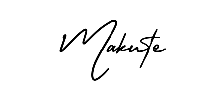 Designed for modern professionals: Makute name signature crafted with AmerikaSignatureDemo-Regular script. Ready for digital PDF workflows. Makute signature style 3 images and pictures png
