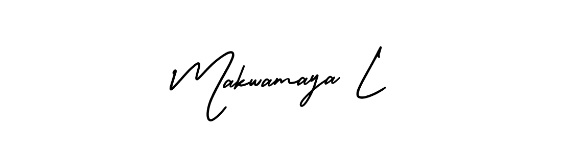 Once you've used our free online signature maker to create your best signature AmerikaSignatureDemo-Regular style, it's time to enjoy all of the benefits that Makwamaya L name signing documents. Makwamaya L signature style 3 images and pictures png