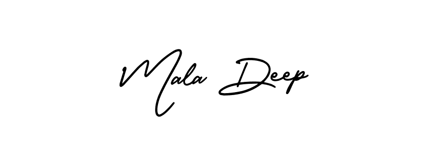 Create a beautiful signature design for name Mala Deep. With this signature (AmerikaSignatureDemo-Regular) fonts, you can make a handwritten signature for free. Mala Deep signature style 3 images and pictures png