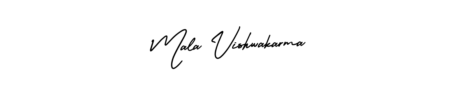 How to Draw Mala Vishwakarma signature style? AmerikaSignatureDemo-Regular is a latest design signature styles for name Mala Vishwakarma. Mala Vishwakarma signature style 3 images and pictures png