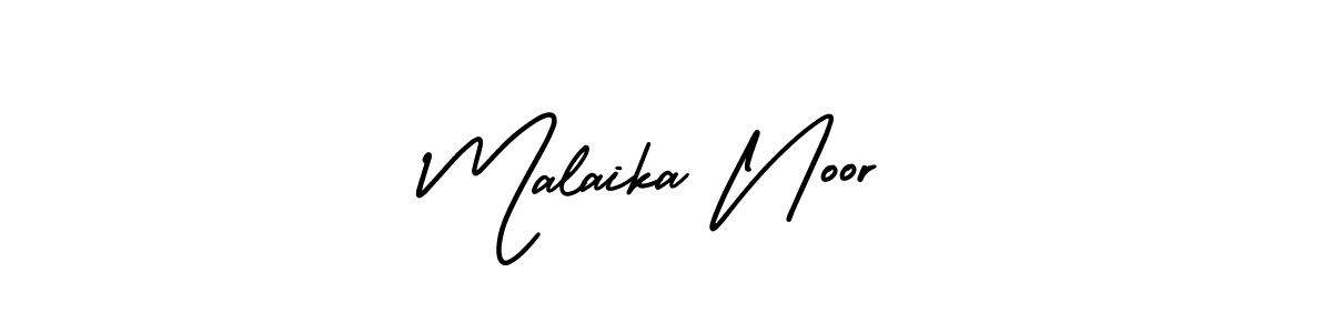 Also we have Malaika Noor name is the best signature style. Create professional handwritten signature collection using AmerikaSignatureDemo-Regular autograph style. Malaika Noor signature style 3 images and pictures png