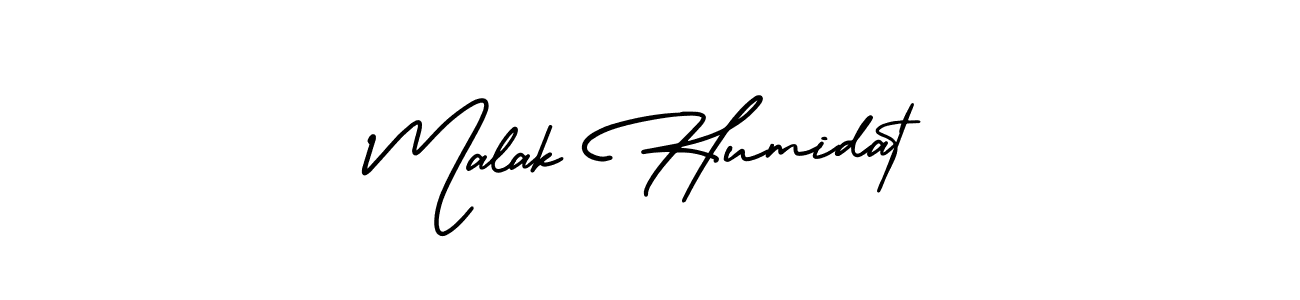 Make a beautiful signature design for name Malak Humidat. With this signature (AmerikaSignatureDemo-Regular) style, you can create a handwritten signature for free. Malak Humidat signature style 3 images and pictures png