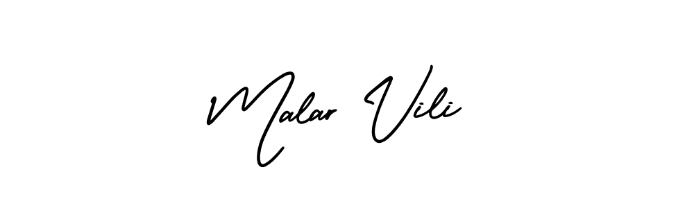 Make a beautiful signature design for name Malar Vili. Use this online signature maker to create a handwritten signature for free. Malar Vili signature style 3 images and pictures png