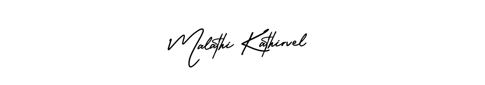 Similarly AmerikaSignatureDemo-Regular is the best handwritten signature design. Signature creator online .You can use it as an online autograph creator for name Malathi Kathirvel. Malathi Kathirvel signature style 3 images and pictures png