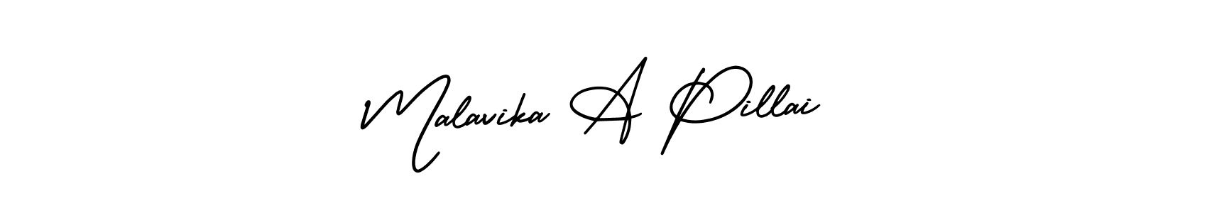 You can use this online signature creator to create a handwritten signature for the name Malavika A Pillai. This is the best online autograph maker. Malavika A Pillai signature style 3 images and pictures png