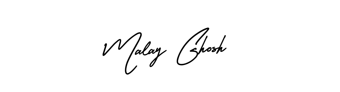 It looks lik you need a new signature style for name Malay Ghosh. Design unique handwritten (AmerikaSignatureDemo-Regular) signature with our free signature maker in just a few clicks. Malay Ghosh signature style 3 images and pictures png