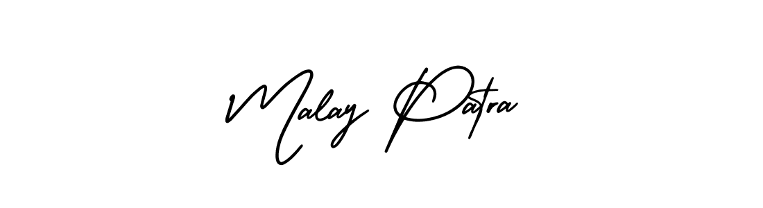 Malay Patra stylish signature style. Best Handwritten Sign (AmerikaSignatureDemo-Regular) for my name. Handwritten Signature Collection Ideas for my name Malay Patra. Malay Patra signature style 3 images and pictures png