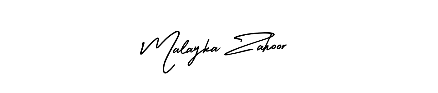 How to make Malayka Zahoor signature? AmerikaSignatureDemo-Regular is a professional autograph style. Create handwritten signature for Malayka Zahoor name. Malayka Zahoor signature style 3 images and pictures png