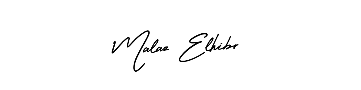 How to Draw Malaz Elhibr signature style? AmerikaSignatureDemo-Regular is a latest design signature styles for name Malaz Elhibr. Malaz Elhibr signature style 3 images and pictures png