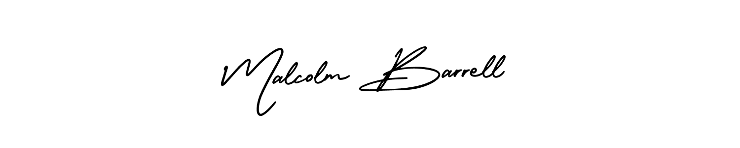 It looks lik you need a new signature style for name Malcolm Barrell. Design unique handwritten (AmerikaSignatureDemo-Regular) signature with our free signature maker in just a few clicks. Malcolm Barrell signature style 3 images and pictures png
