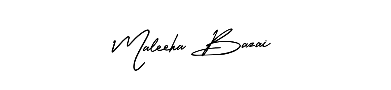 You can use this online signature creator to create a handwritten signature for the name Maleeha Bazai. This is the best online autograph maker. Maleeha Bazai signature style 3 images and pictures png