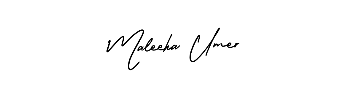 Also we have Maleeha Umer name is the best signature style. Create professional handwritten signature collection using AmerikaSignatureDemo-Regular autograph style. Maleeha Umer signature style 3 images and pictures png