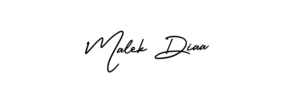 Also we have Malek Diaa name is the best signature style. Create professional handwritten signature collection using AmerikaSignatureDemo-Regular autograph style. Malek Diaa signature style 3 images and pictures png