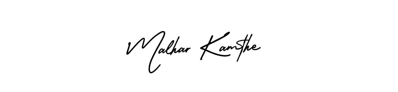 Also You can easily find your signature by using the search form. We will create Malhar Kamthe name handwritten signature images for you free of cost using AmerikaSignatureDemo-Regular sign style. Malhar Kamthe signature style 3 images and pictures png