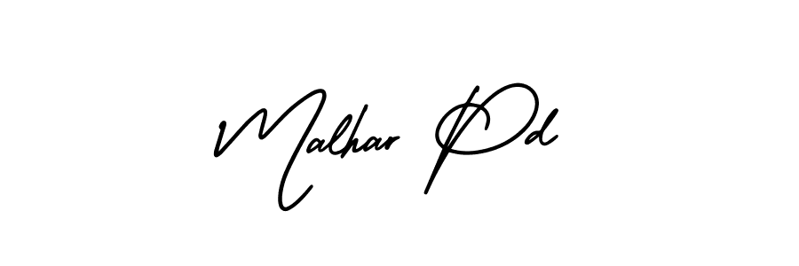 Check out images of Autograph of Malhar Pd name. Actor Malhar Pd Signature Style. AmerikaSignatureDemo-Regular is a professional sign style online. Malhar Pd signature style 3 images and pictures png
