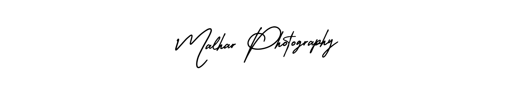 Also we have Malhar Photography name is the best signature style. Create professional handwritten signature collection using AmerikaSignatureDemo-Regular autograph style. Malhar Photography signature style 3 images and pictures png