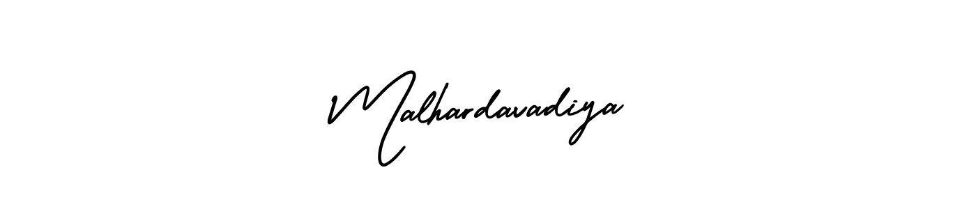 This is the best signature style for the Malhardavadiya name. Also you like these signature font (AmerikaSignatureDemo-Regular). Mix name signature. Malhardavadiya signature style 3 images and pictures png