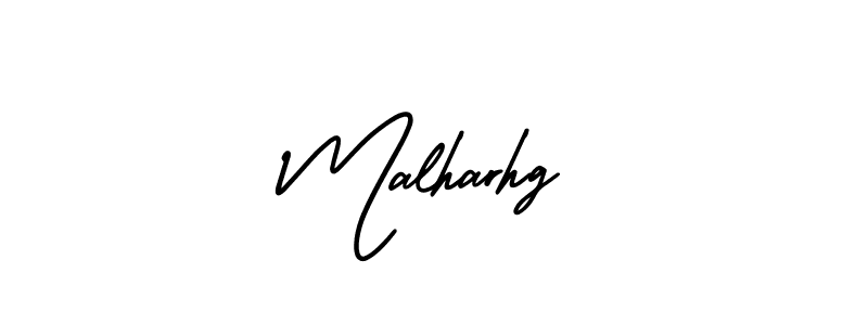 Malharhg stylish signature style. Best Handwritten Sign (AmerikaSignatureDemo-Regular) for my name. Handwritten Signature Collection Ideas for my name Malharhg. Malharhg signature style 3 images and pictures png