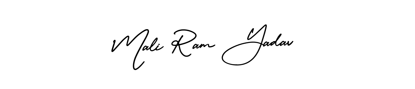 Check out images of Autograph of Mali Ram Yadav name. Actor Mali Ram Yadav Signature Style. AmerikaSignatureDemo-Regular is a professional sign style online. Mali Ram Yadav signature style 3 images and pictures png