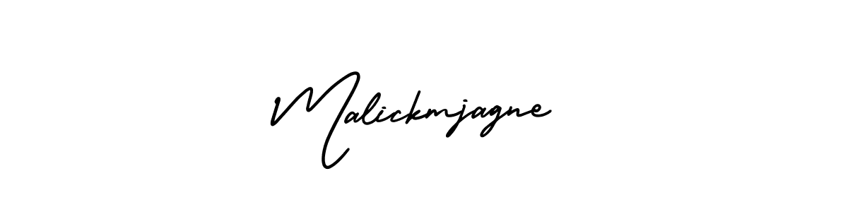 if you are searching for the best signature style for your name Malickmjagne. so please give up your signature search. here we have designed multiple signature styles  using AmerikaSignatureDemo-Regular. Malickmjagne signature style 3 images and pictures png