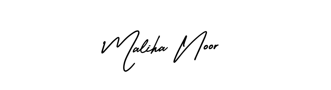 Here are the top 10 professional signature styles for the name Maliha Noor. These are the best autograph styles you can use for your name. Maliha Noor signature style 3 images and pictures png