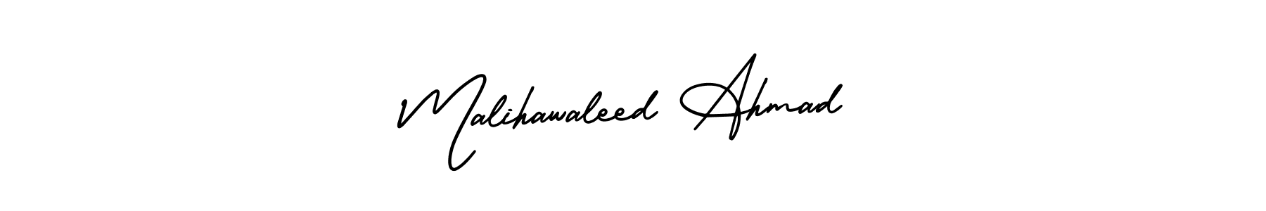 Here are the top 10 professional signature styles for the name Malihawaleed Ahmad. These are the best autograph styles you can use for your name. Malihawaleed Ahmad signature style 3 images and pictures png