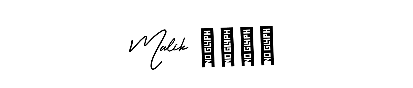 How to make Malik رحمن name signature. Use AmerikaSignatureDemo-Regular style for creating short signs online. This is the latest handwritten sign. Malik رحمن signature style 3 images and pictures png