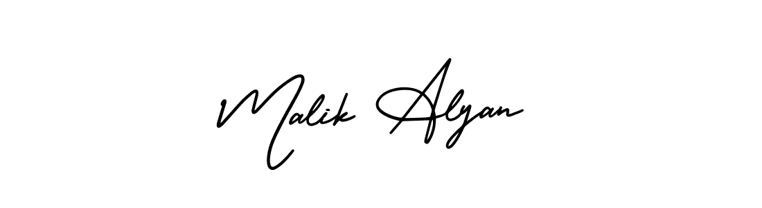 if you are searching for the best signature style for your name Malik Alyan. so please give up your signature search. here we have designed multiple signature styles  using AmerikaSignatureDemo-Regular. Malik Alyan signature style 3 images and pictures png
