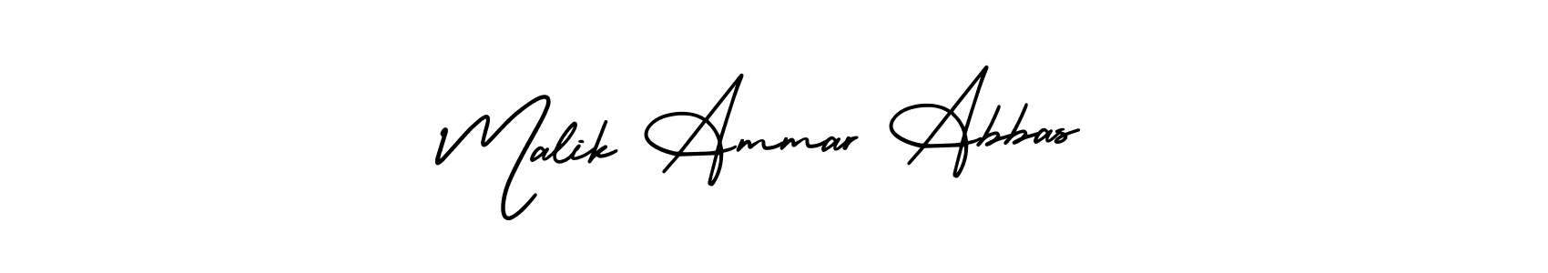 if you are searching for the best signature style for your name Malik Ammar Abbas. so please give up your signature search. here we have designed multiple signature styles  using AmerikaSignatureDemo-Regular. Malik Ammar Abbas signature style 3 images and pictures png