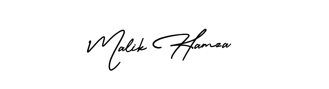 AmerikaSignatureDemo-Regular is a professional signature style that is perfect for those who want to add a touch of class to their signature. It is also a great choice for those who want to make their signature more unique. Get Malik Hamza name to fancy signature for free. Malik Hamza signature style 3 images and pictures png