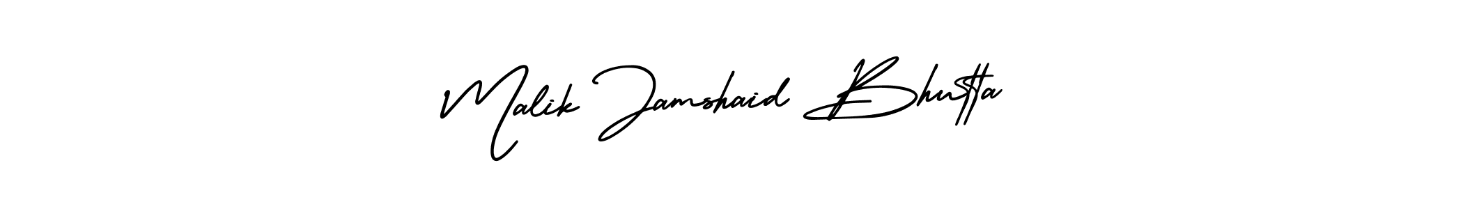 Make a short Malik Jamshaid Bhutta signature style. Manage your documents anywhere anytime using AmerikaSignatureDemo-Regular. Create and add eSignatures, submit forms, share and send files easily. Malik Jamshaid Bhutta signature style 3 images and pictures png